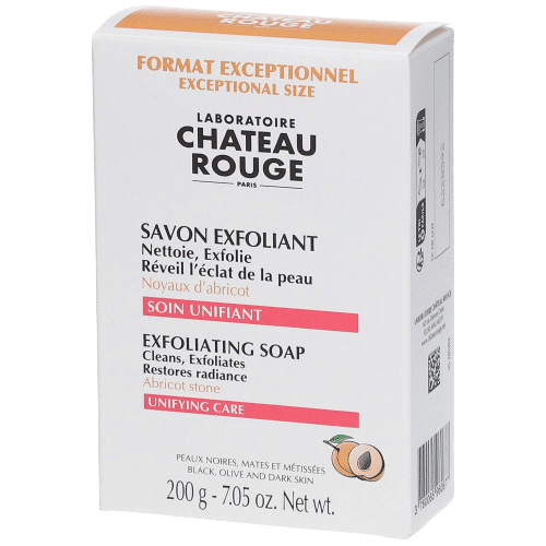 Château Rouge Savon Exfoliant Noyaux d’Abricot 200g – Peau Lisse & Pure