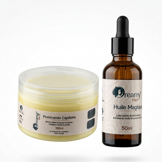 Dreamy Hair - Duo Magic (Huile + Pommade) Pousse & Réparation