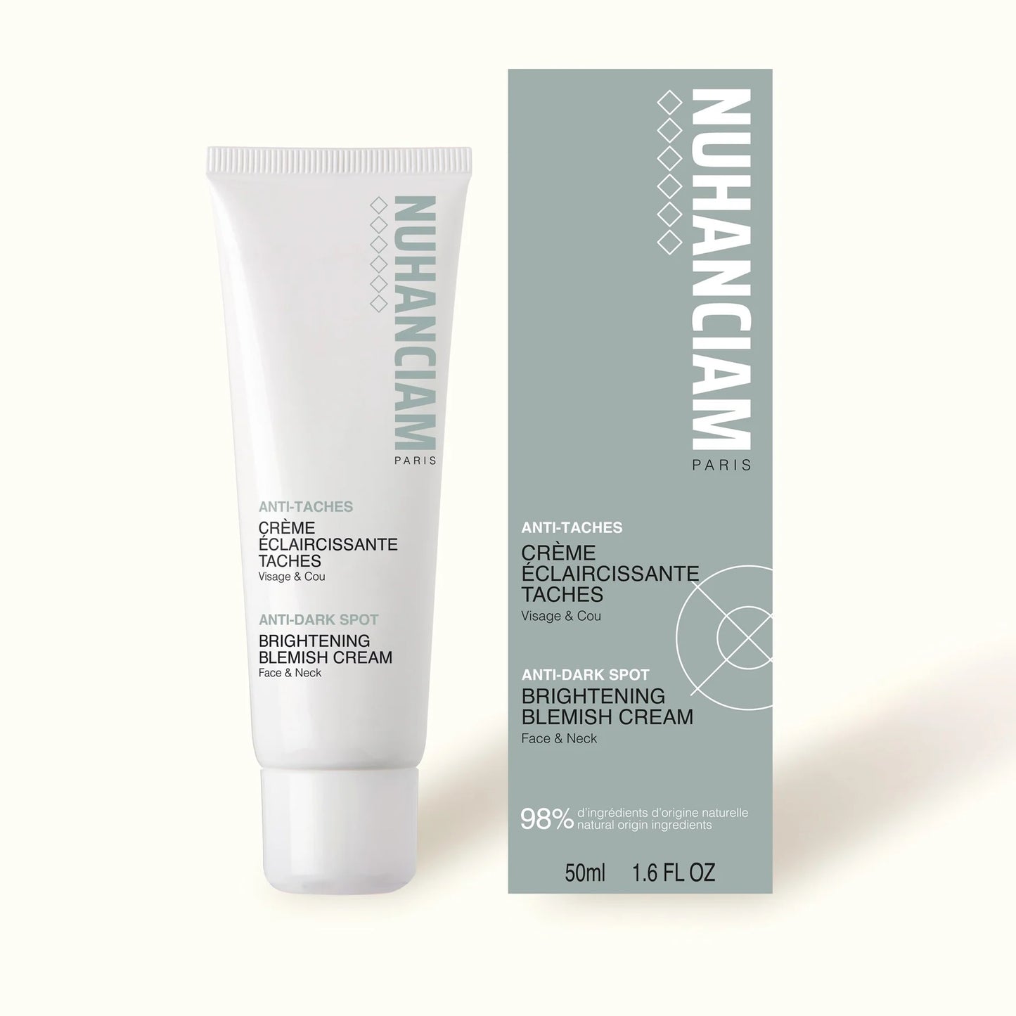 Nuhanciam Crème Éclaircissante Anti-Taches 50ml – Teint Uniforme