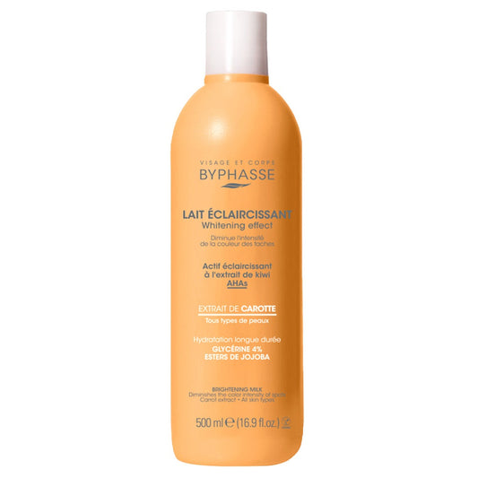 Byphasse Lait Éclaircissant Carotte 500ml, Teint Lumineux & Hydratation