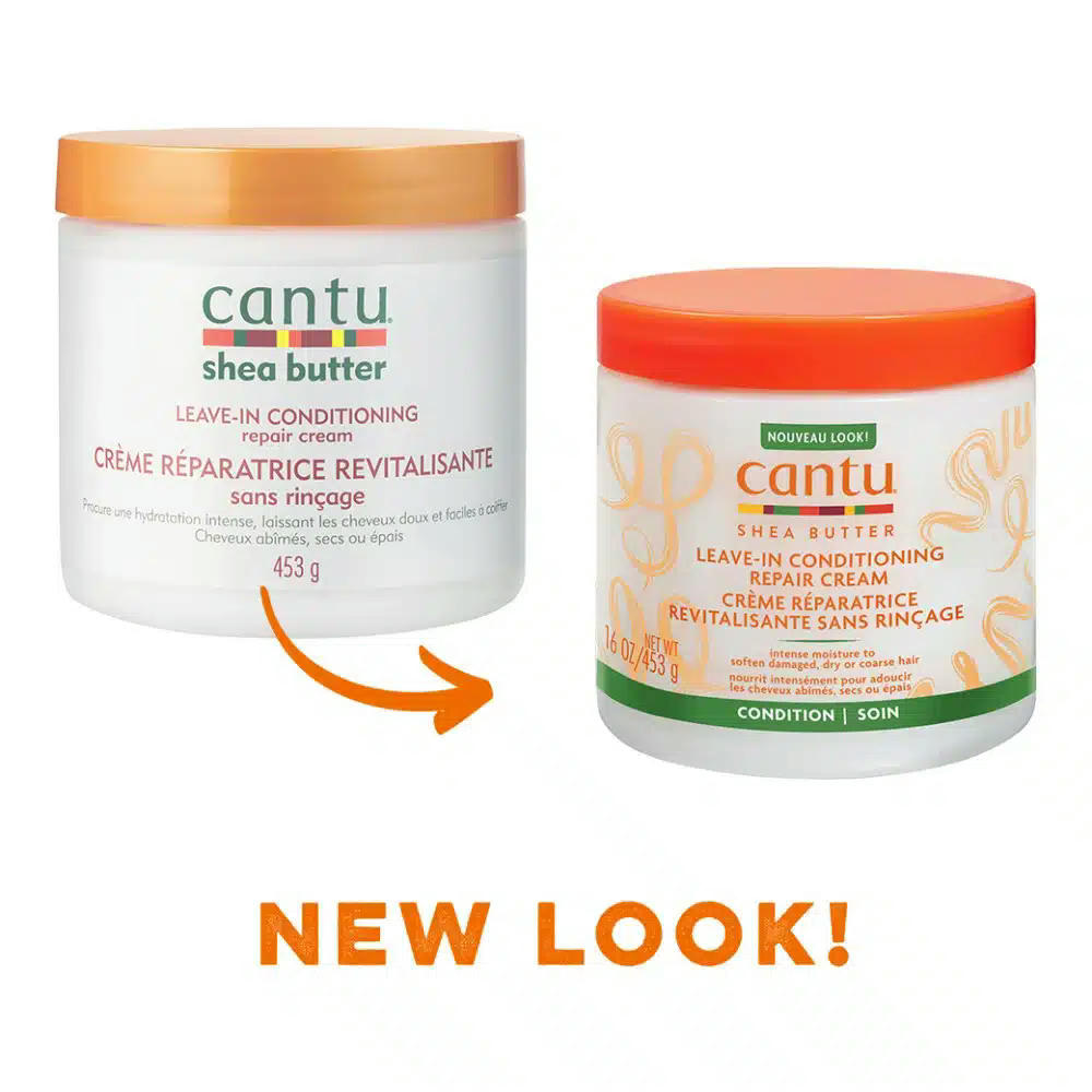 Cantu Crème Réparatrice Sans Rinçage Beurre de Karité 453g