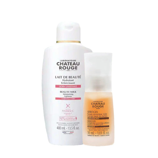 Château Rouge Duo Éclat du Teint – Lait 400ml + Sérum Anti-Taches 30ml