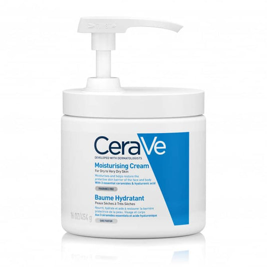 CeraVe Baume Hydratant 454g Pompe, Peaux Sèches & Sensibles