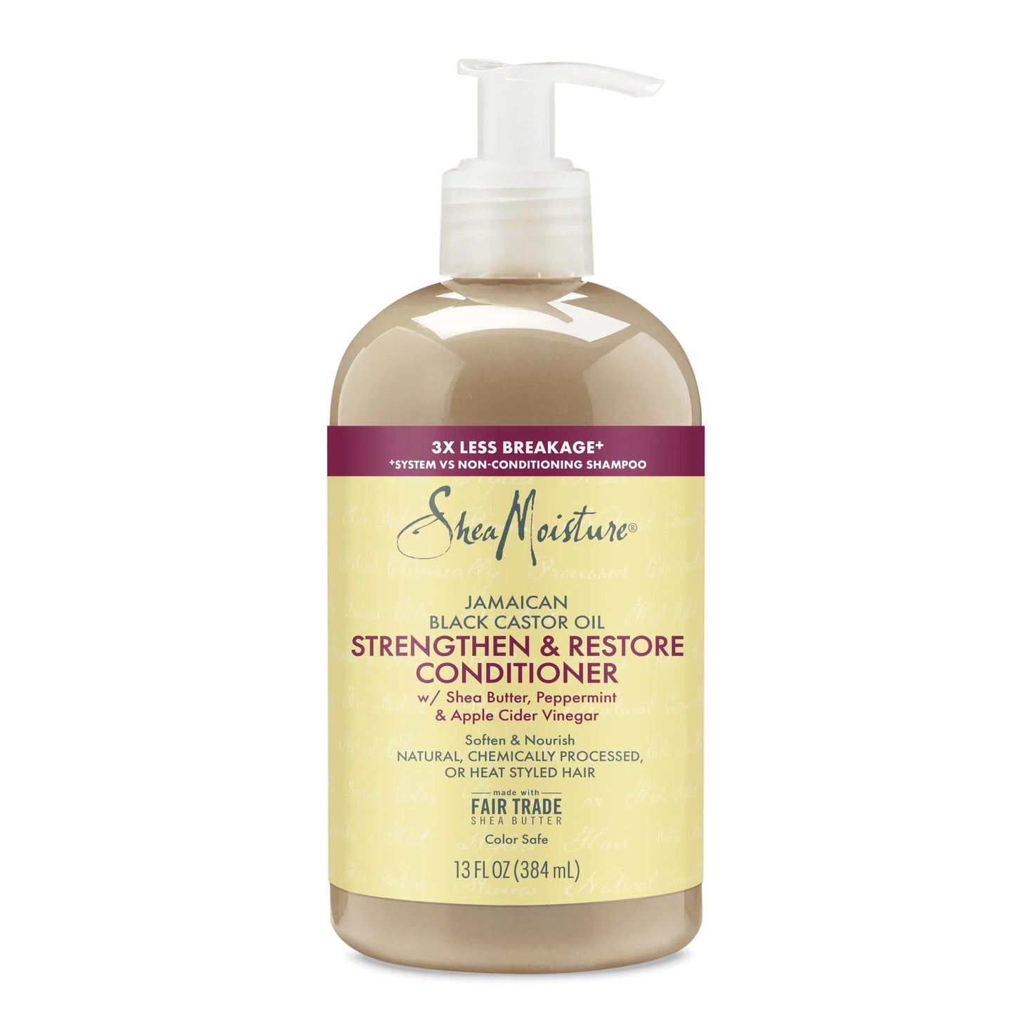 SheaMoisture Après-Shampoing à l’Huile de Ricin 384ml