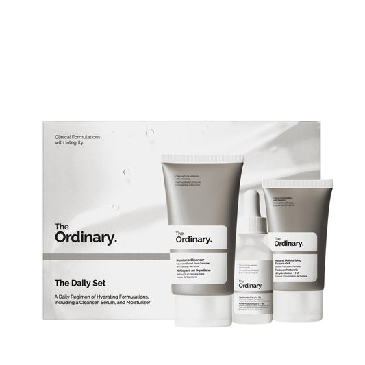 The Ordinary The Daily Set – Routine Hydratation, Nettoyant, Sérum & Crème Visage