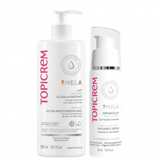 Topicrem Mela Pack Lait + Mela Sérum Booster